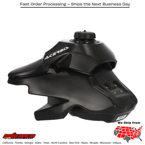FUEL TANK  BLACK Honda CRF450R 2021-2024 Honda CRF250R 2022-2024 Honda CRF450R-S 2023-2023