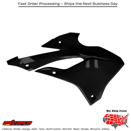 Radiator Shrouds Kawasaki Black Kx112 2022-2025 Kx85 2022-2026