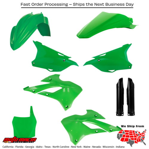 Full Plastic Kit Kawasaki Original '22 Kx112 2022-2024 Kx