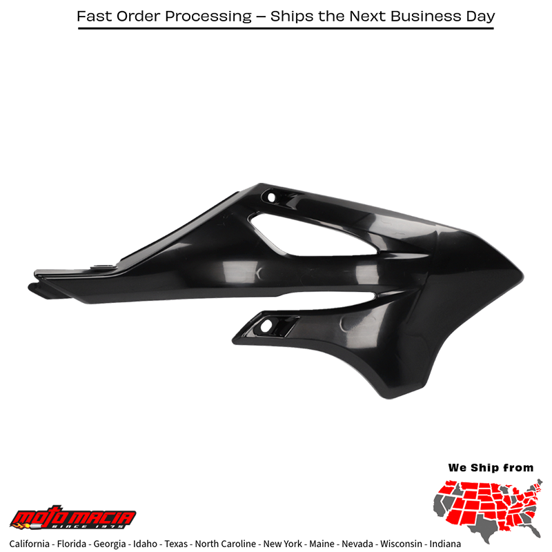 Radiator Shrouds Yamaha Black Yz85 2022-2024 Yz85lw 2022-2024 - Image 2