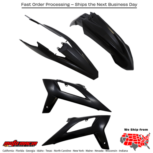 Plastic Kit Beta Black 300 Rx (2t) 2021-2022