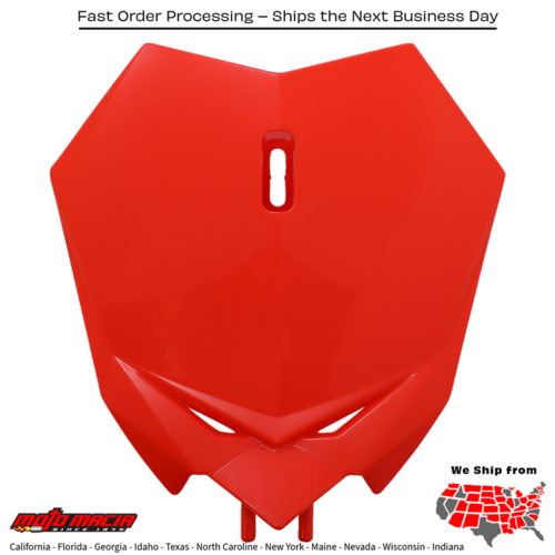 Front Number Plate Beta Red Beta 300 Rx (2t) 2021-2024