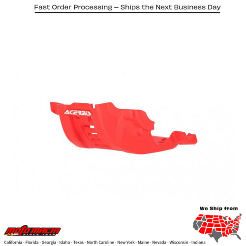 ACERBIS Skid Plate (protector de carter) RED HONDA CRF300L 21-24 HONDA CRF300LA ABS 21-24 HONDA CRF300L RALLY 24-24 HONDA CRF300LRA RALLY ABS 24-24 HONDA CRF300L 2021-2024 HONDA CRF300LA ABS 2021-2024 HONDA CRF300L RALLY 2024-2024 HONDA CRF