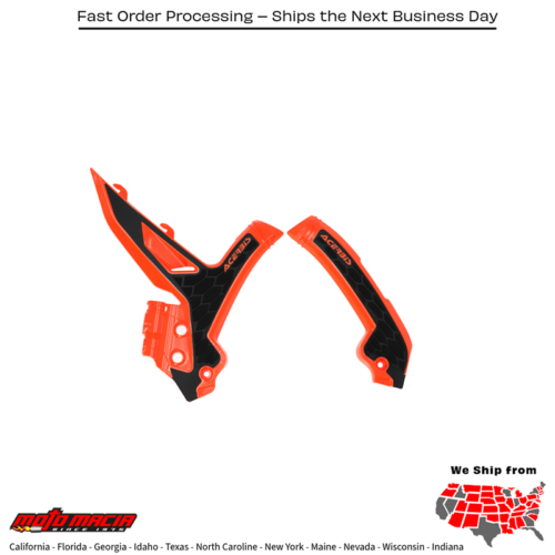 X-GRIP FRAME GUARD KTM ORANGE/BLACK KTM 250 SX-F 350 SX-F 450 SX-F 125 SX 250 SX 300 SX 250 XC 250 XC-F 300 XC 350 XC-F 450 XC-F 125 XC 250 XC TPi 300 XC TPi 350 EXC-F 500 EXC-F 150 XC-W 250 XC-W 300 XC-W 450 XCF-W 2023-2024