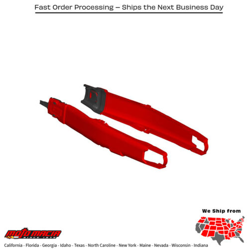 TEKETMAGNET SWINGARM  RED Honda CRF450RX 2021-2024 Honda CRF450R 2021-2024 Honda CRF250R 2022-2024 Honda CRF250RX 2022-2024