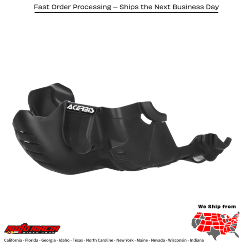 ACERBIS Skid Plate (protector de carter) BLACK YAMAHA XTZ700 TÉNÉRÉ 21-24 YAMAHA XTZ700 TÉNÉRÉ 2021-2024