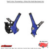 X-GRIP FRAME GUARD KTM BLACK/BLUE Yamaha YZ85 2022-2024