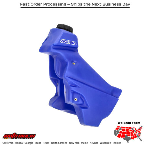 FUEL TANK 3.2GAL  BLUE Yamaha YZ125 2022-2023 Yamaha YZ250 2022-2023