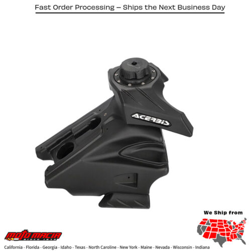 FUEL TANK 2.9GAL HUS BLACK Husqvarna FC 250 2023-2024 Husqvarna FX 350 2023-2024 Husqvarna FX 450 2023-2024 Husqvarna FC 350 2023-2024 Husqvarna FC 450 2023-2024