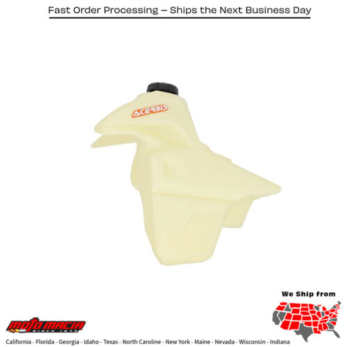 FUEL TANK 3.2GAL KTM NATURAL KTM 250 SX-F 2023-2024 KTM 350 SX-F 2023-2024 KTM 450 SX-F 2023-2024 KTM 250 XC-F 2023-2024 KTM 350 XC-F 2023-2024 KTM 450 XC-F 2023-2024