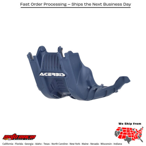ACERBIS Skid Plate (protector de carter)ID PLATE (PROTECTOR DE CARTER) HUS/KTM BLUE KTM 450 SX-F 23-23 HUSQVARNA FC 450 23-24 HUSQVARNA FX 450 23-24 HUSQVARNA FE 450 24-24 HUSQVARNA FE 501S 24-24 HUSQVARNA FE 501W 24-24 KTM 450 SX-F 2023-20