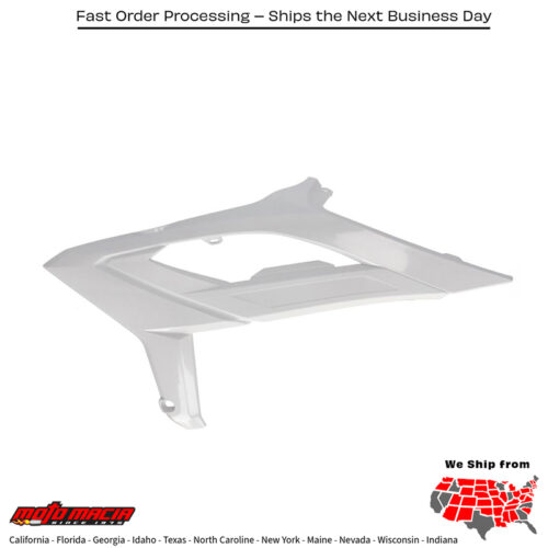 RADIATOR SHROUD BETA WHITE Beta 125 RR (2T) 2023-2024 Beta 200 RR (2T) 2023-2024 Beta 250 RR (2T) 2023-2024 Beta 300 RR (2T) 2023-2024 Beta 350 RR 2023-2024 Beta 390 RR 2023-2023 Beta 430 RR 2023-2024 Beta 480 RR 2023-2024 Beta 300 RX (2T)
