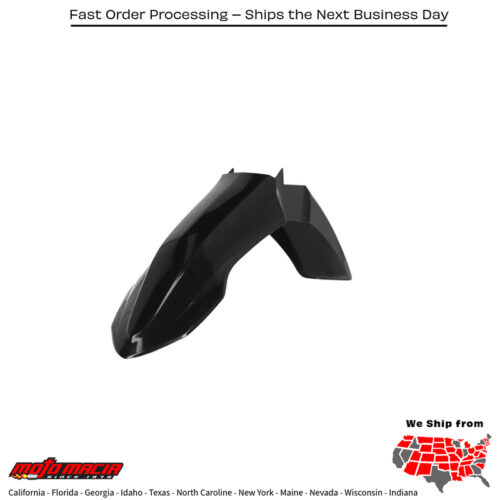 FRONT FENDER  BLACK Yamaha YZ450F 2023-2024 Yamaha YZ250F 2024-2024 Yamaha YZ450FX 2024-2024