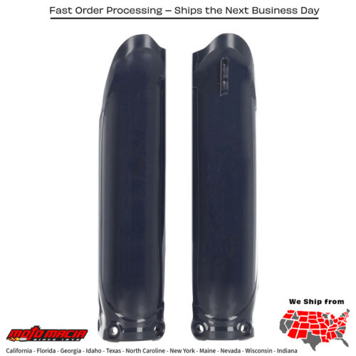 LOWER FORK COVER SET  DARK BLUE Yamaha YZ450F 2023-2024 Yamaha YZ250F 2024-2024