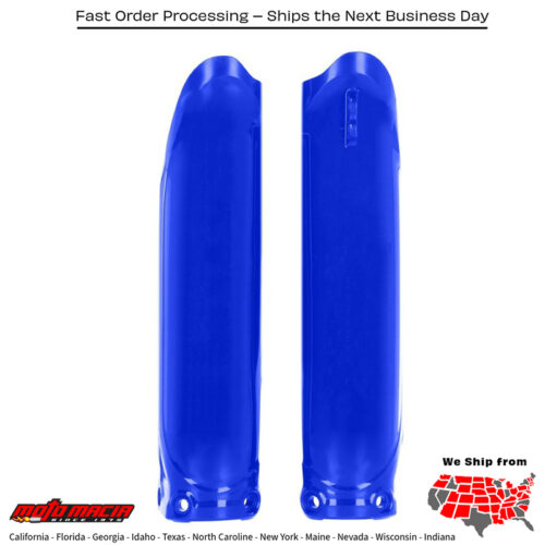 LOWER FORK COVER SET  BLUE Yamaha YZ450F 2023-2024 Yamaha YZ250F 2024-2024