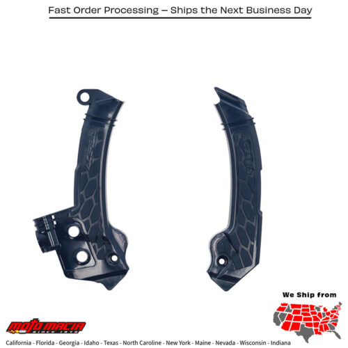 X-GRIP FRAME GUARD HUS BLUE/BLUE Husqvarna TC 125 TC 250 FC 250 FX 350 FX 450 FC 350 FC 450 TX 300i TE 150i TE 250i TE 300i FE 450 FE 350w FE 501w 2023-2024
