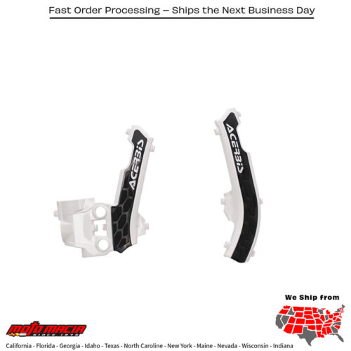 X-GRIP FRAME GUARD HUS WHITE/BLACK Husqvarna TC 50 EE 5 2017-2024