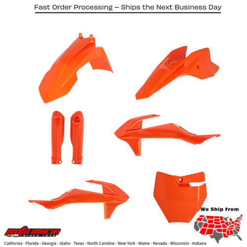 FULL PLASTIC KIT `16 ORANGE KTM KTM 50 SX SX-E 5 SX-E 3 2020-2024