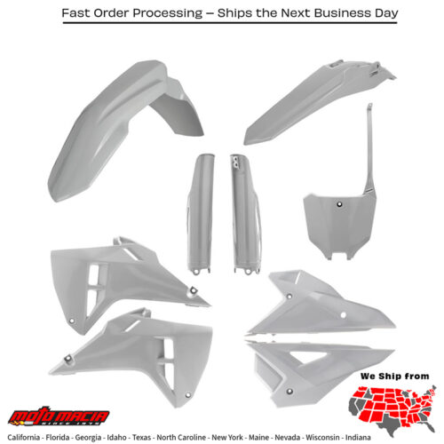 PLASTIC KIT FULL GREY Honda CRF450RX CRF250RX CRF450R CRF250R 2025