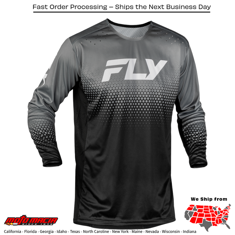 Rayce Sonar Bicycle Jersey Black/Grey/White