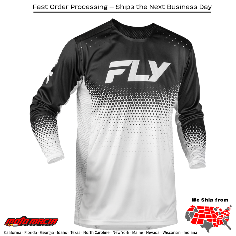 Rayce Sonar Bicycle Jersey White/Black