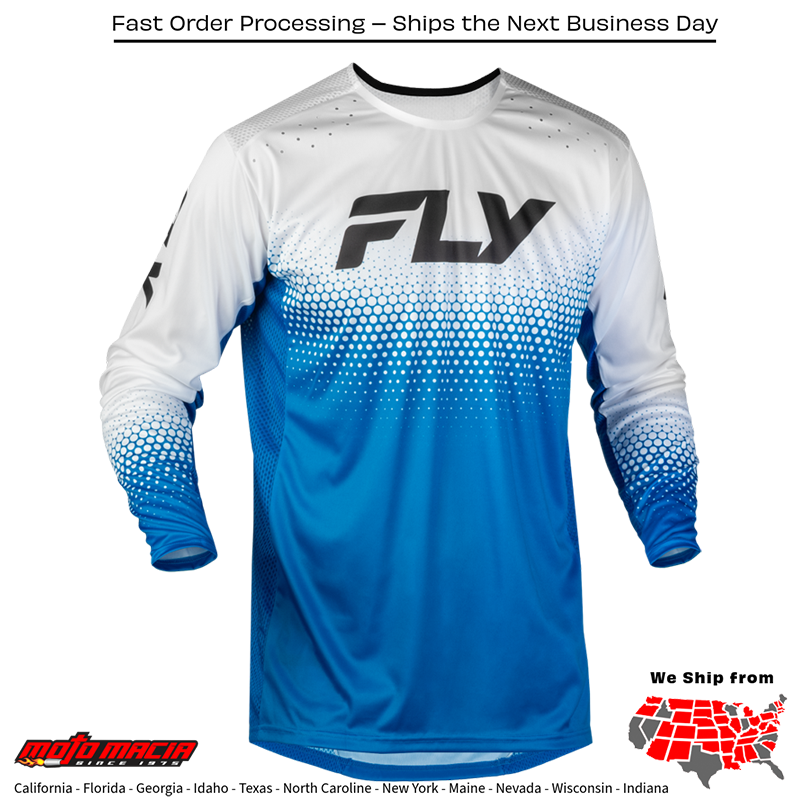 Rayce Sonar Bicycle Jersey Blue/White/Black