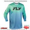 Rayce Sonar Bicycle Jersey Teal/Aqua