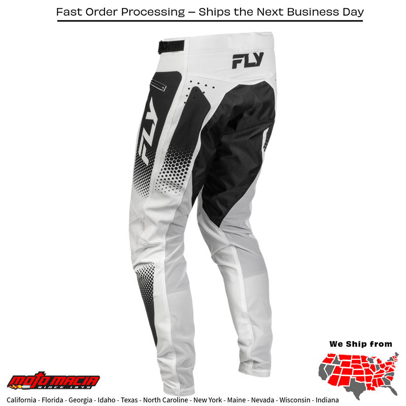 Yth Rayce Sonar Bicycle Pants White/Black Sz - Image 2