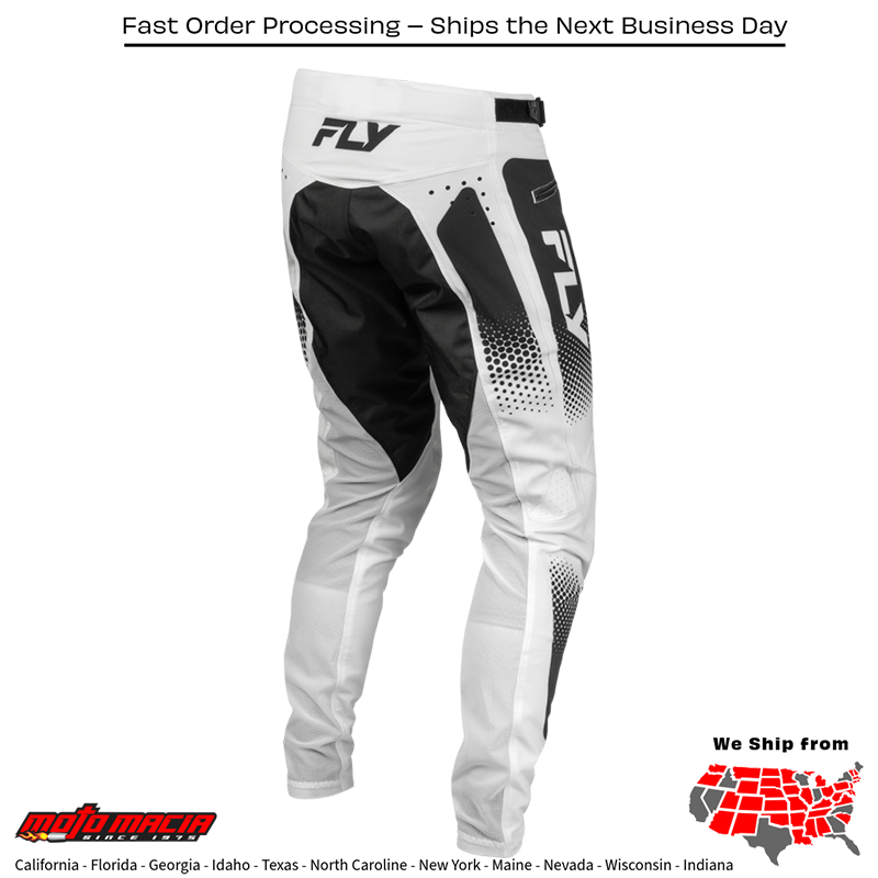 Yth Rayce Sonar Bicycle Pants White/Black Sz - Image 3
