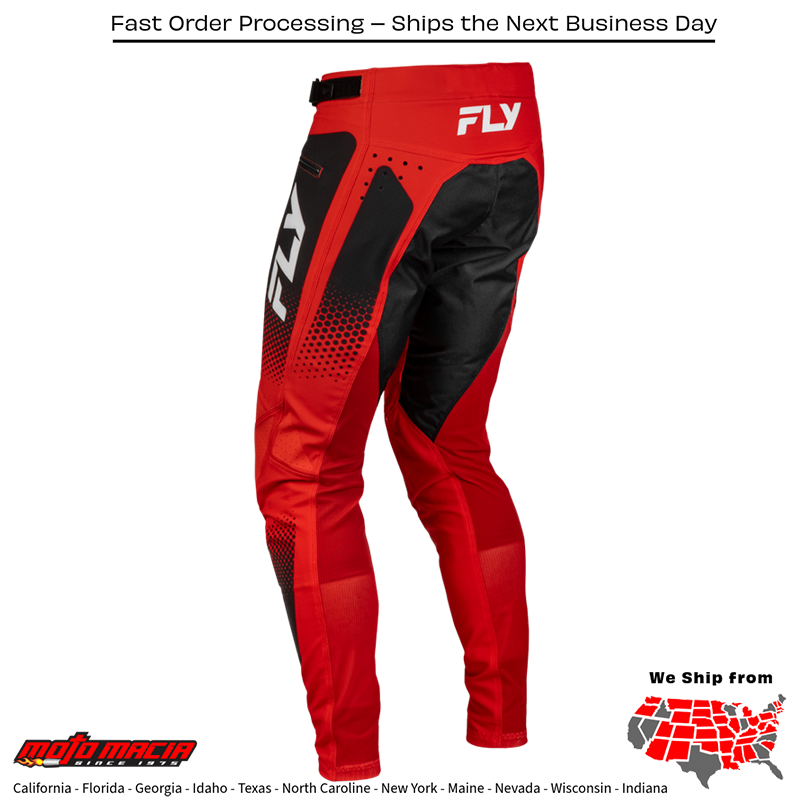 Yth Rayce Sonar Bicycle Pants Red/Black/White Size - Image 2