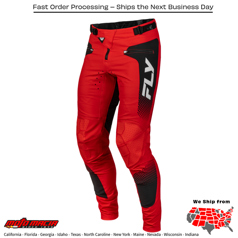 Yth Rayce Sonar Bicycle Pants Red/Black/White Size - Image 4