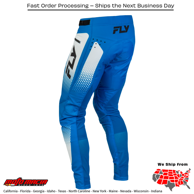 Yth Rayce Sonar Bicycle Pants Blue/White/Black Sz - Image 2