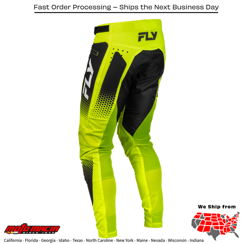 Yth Rayce Sonar Bicycle Pants Hi-Vis/Black/White Sz - Image 2