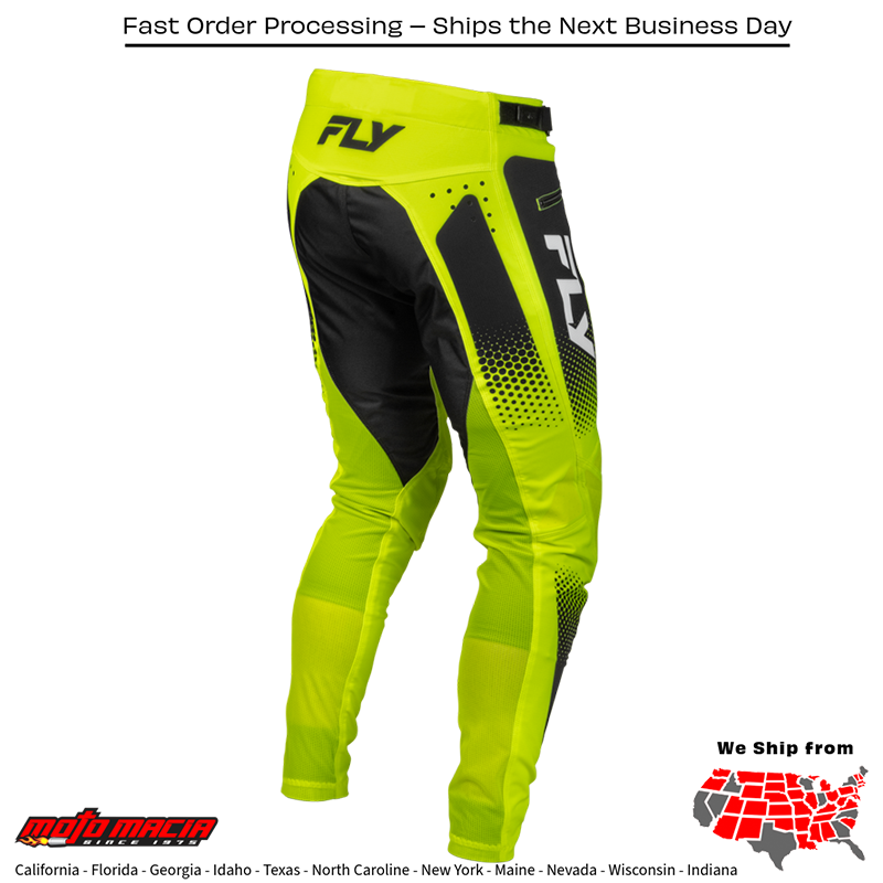 Yth Rayce Sonar Bicycle Pants Hi-Vis/Black/White Sz - Image 3