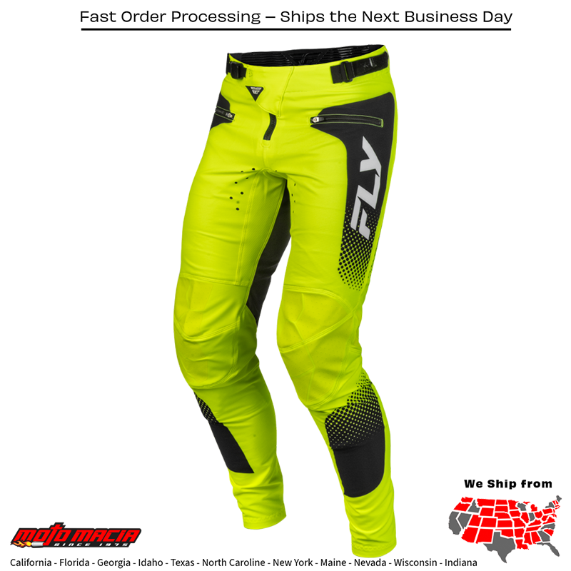 Yth Rayce Sonar Bicycle Pants Hi-Vis/Black/White Sz - Image 4