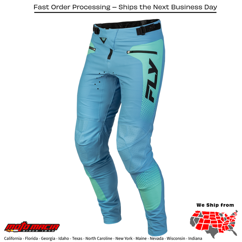 Yth Rayce Sonar Bicycle Pants Teal/Aqua Sz - Image 4