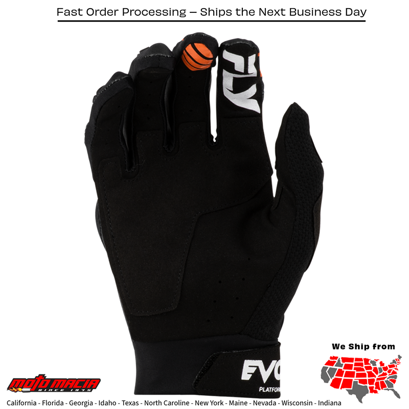 El título completo sería: "Evolution Dst Bolt Gloves Black/Orange" - Image 2