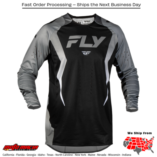 El título completo sería: "Evolution Dst Bolt Jersey Black/Grey"