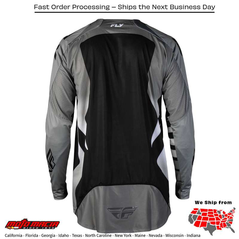 El título completo sería: "Evolution Dst Bolt Jersey Black/Grey" - Image 2