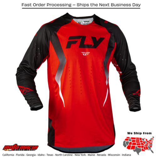 El título completo sería: "Evolution Dst Bolt Jersey Red/Black/White"