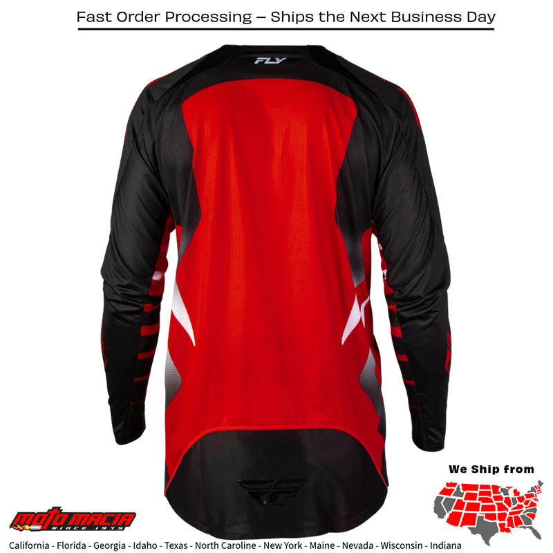 El título completo sería: "Evolution Dst Bolt Jersey Red/Black/White" - Image 2