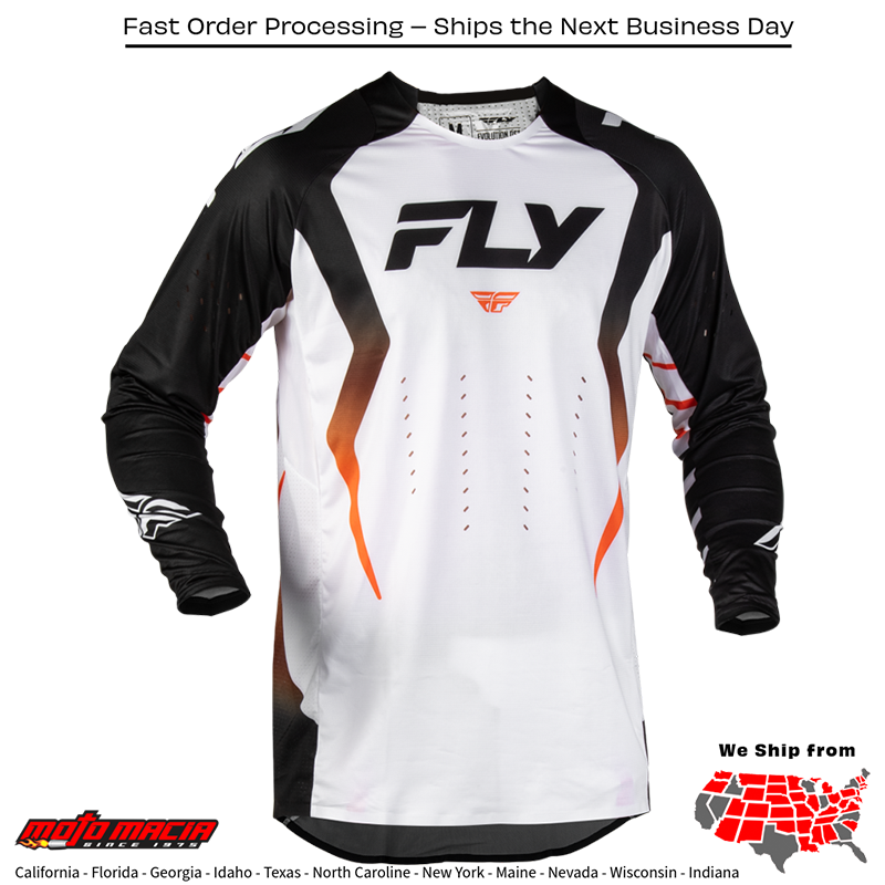 El título completo para el artículo en eBay sería: "Evolution Dst Bolt Jersey Wh