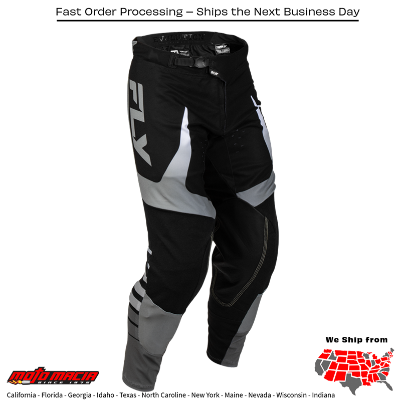 El título completo sería: "Evolution Dst Bolt Pants Black/Grey Sz"