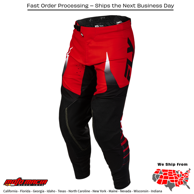 El título completo sería: "Evolution Dst Bolt Pants Red/Black/White Sz" - Image 4