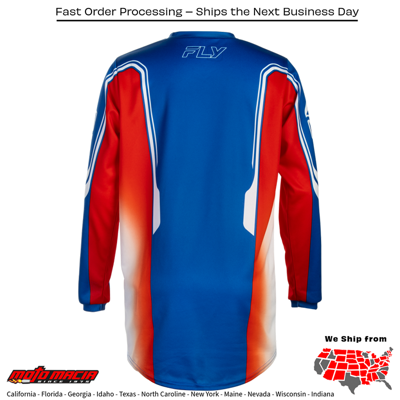 Youth F-16 Raze Jersey Red/White/Blue - Image 2