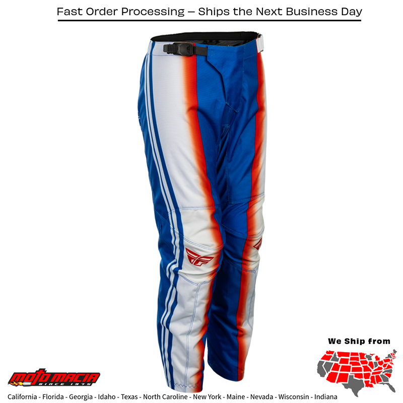 Youth F-16 Raze Pants Red/White/Blue Size