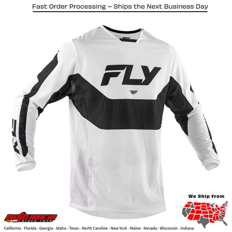 El título completo sería: "Kinetic Mesh Jersey White/Black"