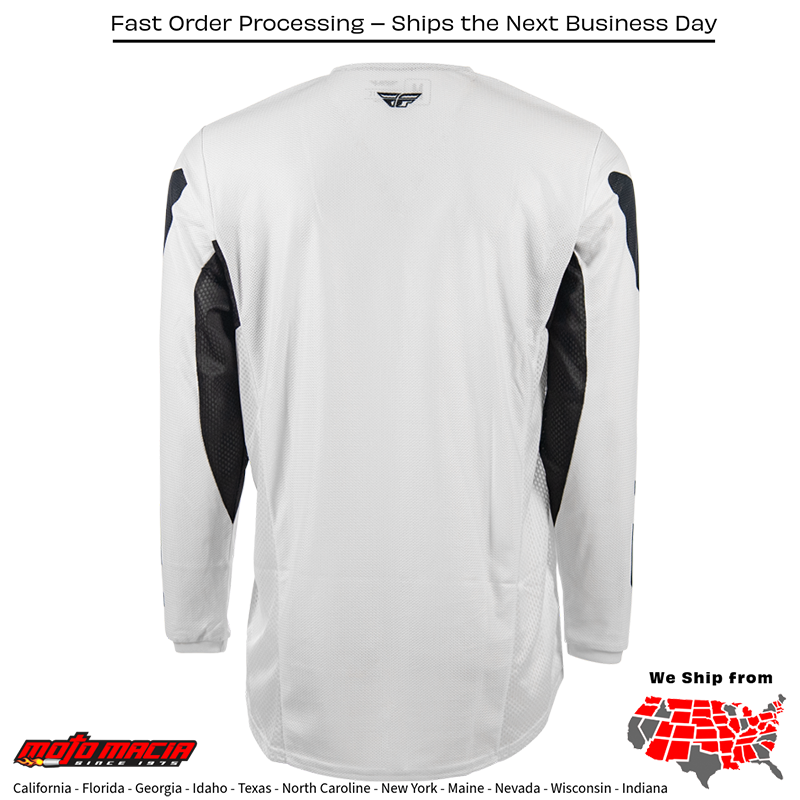 El título completo sería: "Kinetic Mesh Jersey White/Black" - Image 2