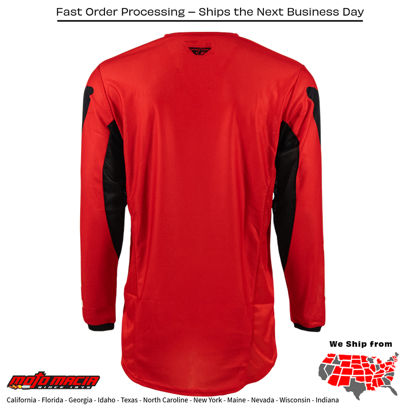 El título completo sería: "Kinetic Mesh Jersey Red/Black/White" - Image 2