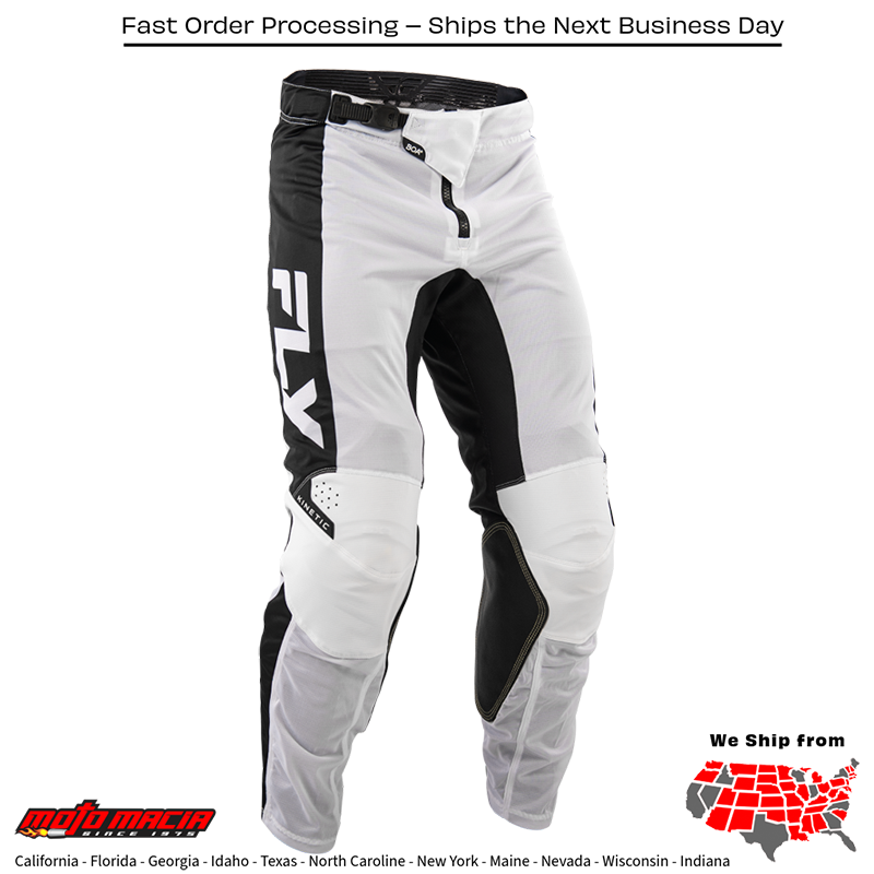 El título completo sería: "Kinetic Mesh Pants White/Black Sz"